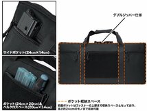 H8027B55P　MILITARY BASE ベルクロインナー ナイロン ハンドガンケース 55cm プラスVer_画像6