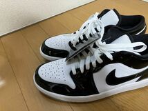 未使用 ナイキ エアジョーダン 1 ロー SE コンコルド NIKE AIR JORDAN 1 LOW SE US9 27センチ DV1309-100 エア ジョーダン パンダ_画像3