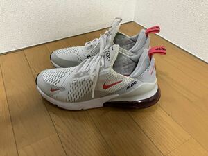 ナイキ エアマックス 270 NIKE AIRMAX 270 ホワイト レーザーフーシャ DD7120-100 US9 27センチ エア マックス