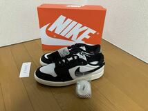 新品 ナイキ エアジョーダン1 KO ロー ホワイト/ブラック パンダ NIKE AIR JORDAN 1 KO LOW US9 27センチ DX4981-100 エアジョーダン_画像1