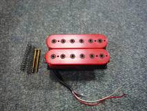 1996～98年製 FERNANDES VH-401 Humbucker Pickup RED　フェルナンデス ハムバッカー ピックアップ レッド　LA-85KK PRD_画像1