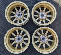 SUBARU WRX STI インプレッサ GDB 純正オプション BBS 軽量アルミホイール 17in 8J＋53 PCD114.3 5穴 4本セット 美品_画像6