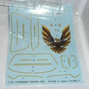 1/24 トランザム ファイヤーバード ポンティアック ブラックバード フジミ TRANS AM Firebird Pontiac BLACKBIRDの画像4
