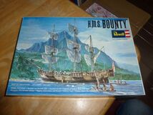 1/110 HMS バウンティ号　①　レベル Revell　H.M.S. BOUNTY 日本語表記箱 グンゼ 帆船_画像1