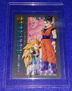 即決 BANDAI バンダイ 1995 カードダス ドラゴンボールZ ビジュアルアドベンチャー カード 214 接近！新魔人ブウ キラ