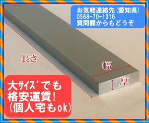 アルミフラットバー2x40x150 (厚x幅x長さミリ)