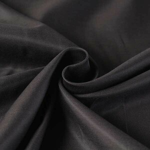 ♪コットンレーヨンツイル 黒 巾：130cm♪5m[9878]10