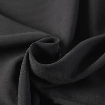 ♪ウールボイルトロピカル 黒 巾：130cm♪5m[9929]_画像1