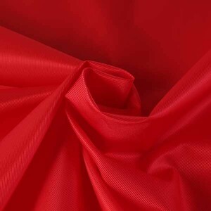 ♪ポリエステルドビーカルゼコーティング 赤 巾：148cm♪5m[9985]
