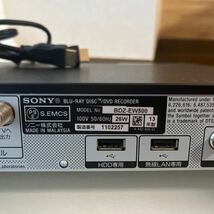 【動作確認済み】SONY ブルーレイレコーダー BDZ-EW500 DVD HDD ソニー ※BCASカード、HDMIケーブル1.5m付き_画像4