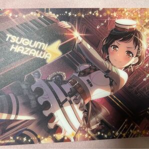 バンドリBanGDream 下敷き兼マウスパッド 羽沢つぐみ