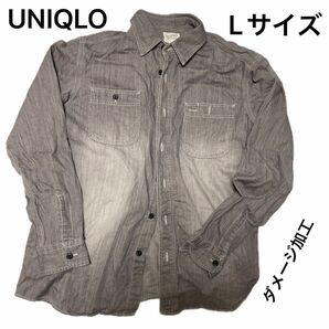 (最終価格) 【UNIQLO】デニムシャツ(L)