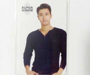 ＊即決【公式】非売品 トレカ 第2弾★SJ★シウォン　SM SUM　韓国　フォトカード　SUPER JUNIOR　