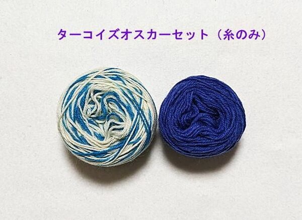 ☆オパール毛糸 ミニ☆KFSカラー ターコイズオスカーセット（糸のみ）