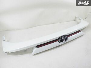 【破損無】 TOYOTA トヨタ 純正 ZSU60W 後期 ハリアー リア センター ガーニッシュ 白 パール 系 76801-48510 即納 在庫有 棚28-1