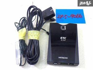 【保証付!!】 日立 HITACHI ETC 車載器 アンテナ分離型 HF-EV715-1 動作確認OK 実働車外し 汎用品 在庫有 即納 棚1-4-C