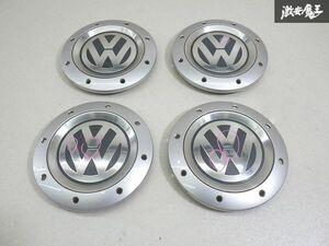 VW フォルクスワーゲン 純正 アルミホイール用 センターキャップ のみ 4枚 直径 約14.6cm 1K0 601 149 E 棚4-3-B