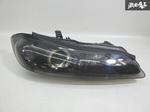 日産 純正加工 スモーク塗装 S15 シルビア 前期 ハロゲン ヘッドライト ライト 右 右側 運転席側 KOITO 100-63514 印字F 即納 棚18-4