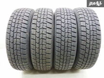 ●【バリ溝! 23y スタッドレス!!】 DUNLOP WINTER MAXX WM02 155/65R13 73Q 4本 13インチ 4.50B +40 PCD100 4H スチールホイール 棚O-5_画像2