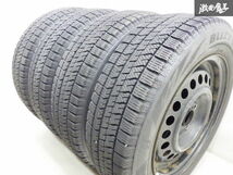 ●【溝あり 22y スタッドレス!!】 BRIDGESTONE BLIZZAK VRX2 175/65R15 84Q 15インチ 5.5J +45位 PCD100 4H スチールホイール 4本 棚O-4_画像3