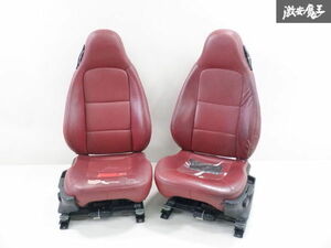 BMW оригинальный CH19 E36/7 Z3 Roadster предыдущий период левый руль электрический кожаные сидения левый и правый в комплекте водительское сиденье пассажирское сиденье направляющие есть красный немедленная уплата полки 2F-G-3