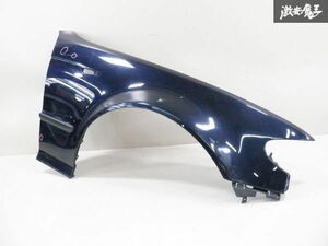 BMW Genuine E46 325i Mスポーツ 後期 4 door sedan Right hand drive フロント フェンダー right right側 運転席側 紺メタ 即納 棚2F-H-1