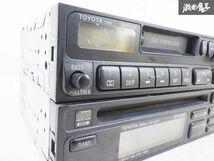 トヨタ 純正 2DIN CD デッキ チューナー オーディオ カセット デッキ 86120-2B480 即納 在庫有 棚A-1-2_画像4