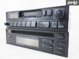  Toyota оригинальный 2DIN CD панель тюнер аудио кассетная дека 86120-2B480 немедленная уплата наличие иметь полки A-1-2