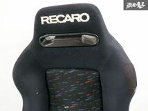 【売り切り！】 RECARO レカロ 正規品 SR-3 SR3 セミバケ セミバケット シート 1脚 両側ダイヤル ルマンカラー 即納 棚2F-F-3_画像2