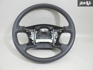 トヨタ 純正 GX100 JZX100 マーク2 クレスタ チェイサー 前期 ハンドル ステアリング ホイール ウレタン 内装 直径 約38cm 棚3-3