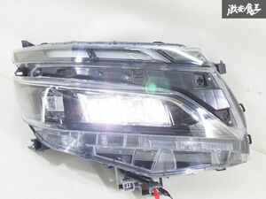 【点灯OK！】トヨタ 純正 ZRR80G VOXY ヴォクシー 後期 右 右側 運転席側 LED ヘッドライト ランプ レンズ ICHIKOH 28-240 即納 棚14-4