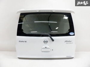 【凹み無し！】 日産 純正 B21W デイズ ライダー 2014年 バックドア リアゲート 熱線入りガラス リアスポ カメラ W13 ホワイトパール 棚C-1