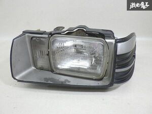 トヨタ 純正 CE96V スプリンターバン ヘッドライト ランプ 左側 助手席側 KOITO 16-45 53132-13020 シルバー×黒系 レストアベース 棚14-4