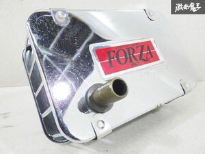 【程度 良好！】 FET 汎用 FORZA 角型 キャブ車 用 エア クリーナー ケース 内径：約50ｍｍ 厚み：約57.4ｍｍ 直径：約170ｍｍ 棚5-2