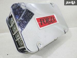 【状態 良好！】 FET 汎用 FORZA 角型 キャブ車 用 エア クリーナー ケース 内径：約50ｍｍ 厚み：約57.5ｍｍ 直径：約170ｍｍ 棚5-2