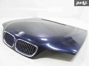 BMW 純正 E46 325i ４ドア に使用 ノーマル ボンネット 外装 フロント エンジン ボンネット フード ネイビー系 即納 在庫有 棚2F-N