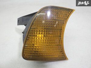 【レンズ割れ無し】 BMW Genuine E34 5 Series コーナーランプ コーナーレンズ クリアランスランプ right right側 Steering位置不明 1384034 棚9-4