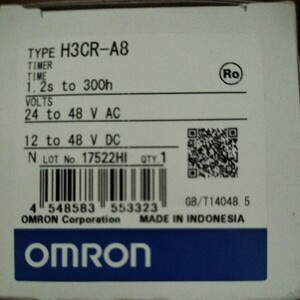  Omron timer H3CR-A8 AC24~48V DC24~48V. desired one - socket . present 