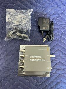 [ unused goods ]Blackmagic MultiView 4 HD breaking the seal operation verification ending 