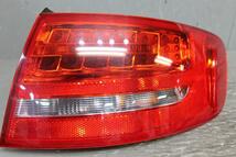 Audi A4 2.0 TSI クワトロ 右ハンドル 後期 (8KCDNF 8K) 純正 動作保証 右 テールライト テールランプ LED全点灯OK 8K9 945 096 B p045934_画像1