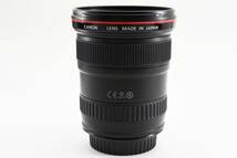 14367 保証付極上品 Canon EF 17-40mm F4 L キヤノン 広角ズームレンズ_画像8