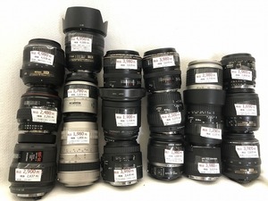 14181 ★総額53,250円分ジャンクレンズまとめセット★Canon PENTAX Nikon 18-55mm 55-200mm など 18本