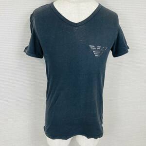 【372】EMPORIO ARMANI Tシャツ ロゴ アンダーウェア ブラック 半袖 シンプル Vネック