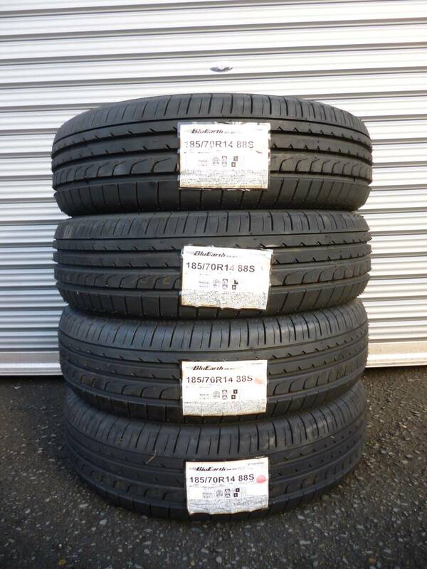 Ho☆全国送料込み☆ヨコハマブルーアースRV02CK☆185/70R14☆4本☆ノートノートｅパワーフリードカローラアクシオアリオンプレミオ