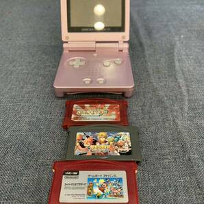 ④【まとめ売り】【2002年製】Nintendo 任天堂 ニンテンドー ゲームボーイアドバンスSP AGS-001 ポケモンルビー サンモナイト マリオ ごの画像1