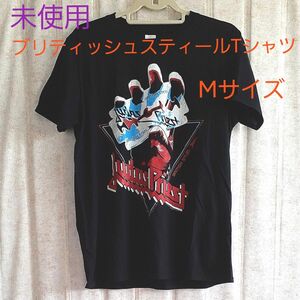 ジューダスプリーストTシャツ ブリティッシュスティールTシャツ 未使用 ブラック 半袖 Mサイズ　 