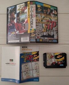 同梱可 動作確認済 アイルトン・セナ スーパーモナコ GP Ⅱ 2 II メガドライブ SEGA セガ