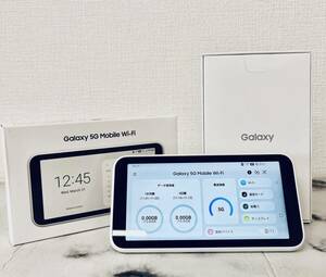 5-35 【中古】【美品】Galaxy 5G Mobile Wi-Fi SCR01 W52