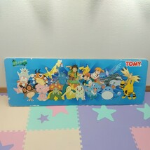 希少　ＴＯＭＹ ポケットモンスター　販促パネル　両面　非売品　Nintendo　PocketMonster　ポケモン　中古　当時物　キズ、へこみあり_画像1