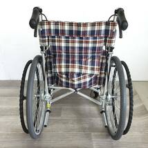 MATSUNAGA 松永製作所 自走式 車椅子 ① AR201 ◎HY12_画像4